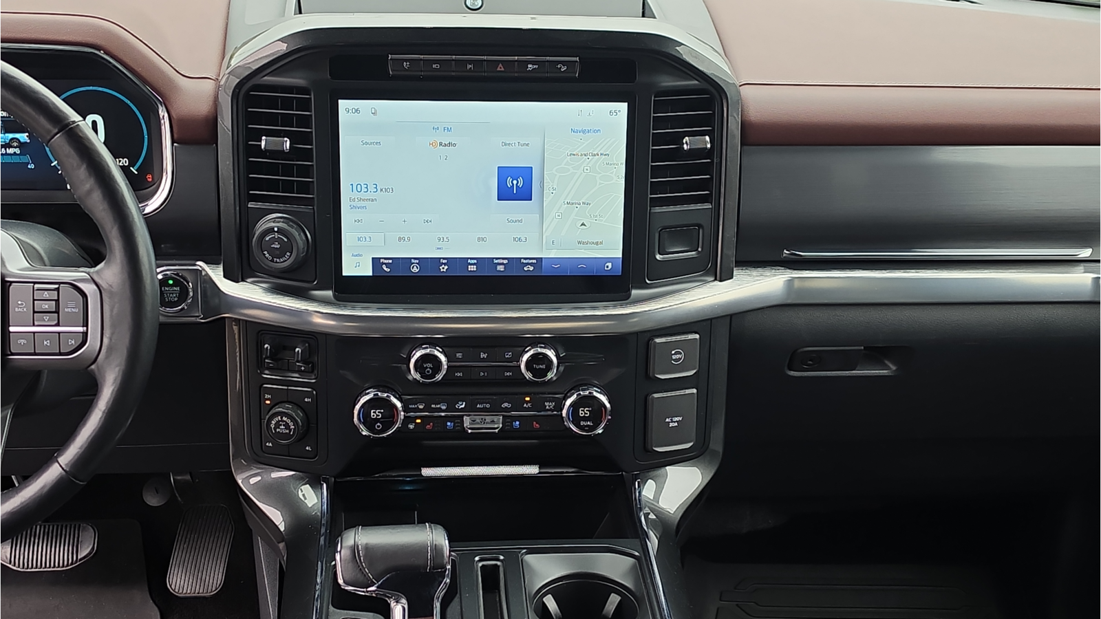 Used 2021 Carbonized Gray Metallic Ford Lariat image 14