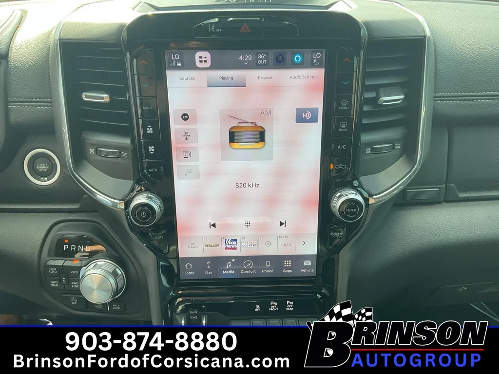 Used 2025 Diamond Black Crystal Pearlcoat Ram Laramie image 28