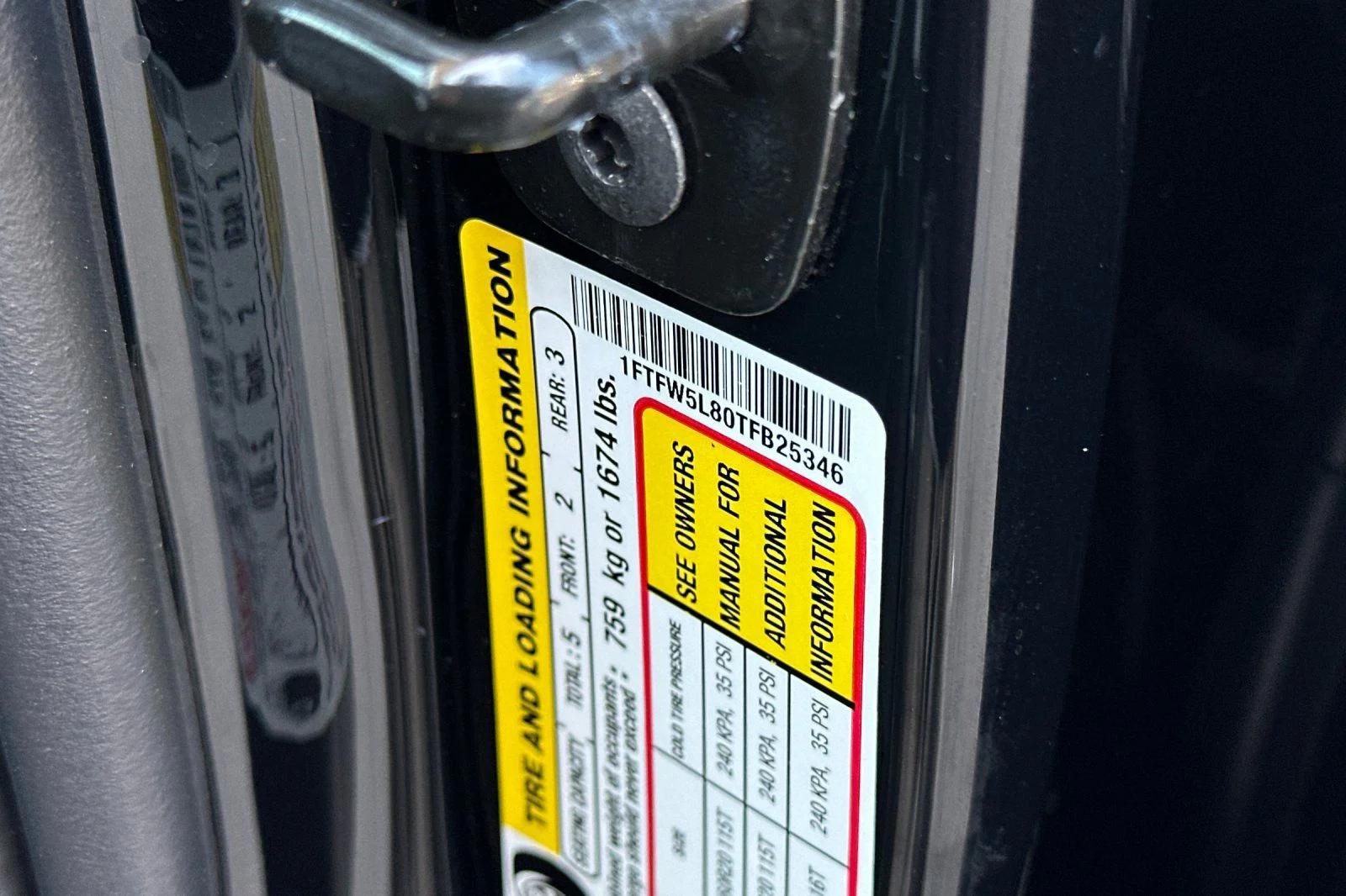 New 2026 Agate Black Metallic Ford Lariat® image 26