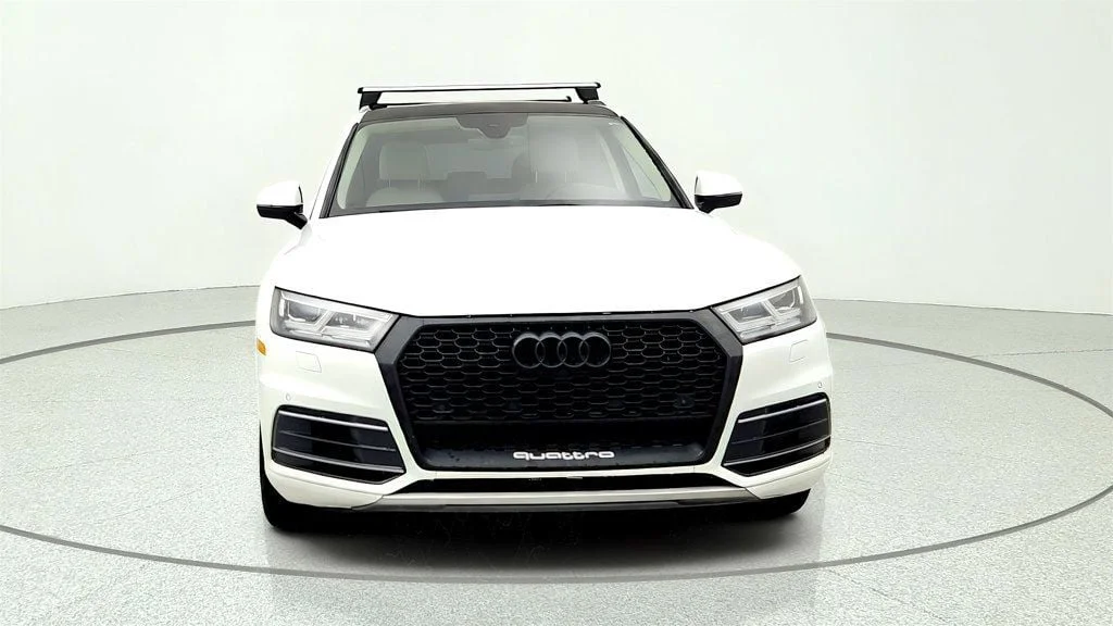 Used 2018 Ibis White Audi 2.0 TFSI Premium Plus w/ Navigation Pkg & Cold Weather Pkg image 2