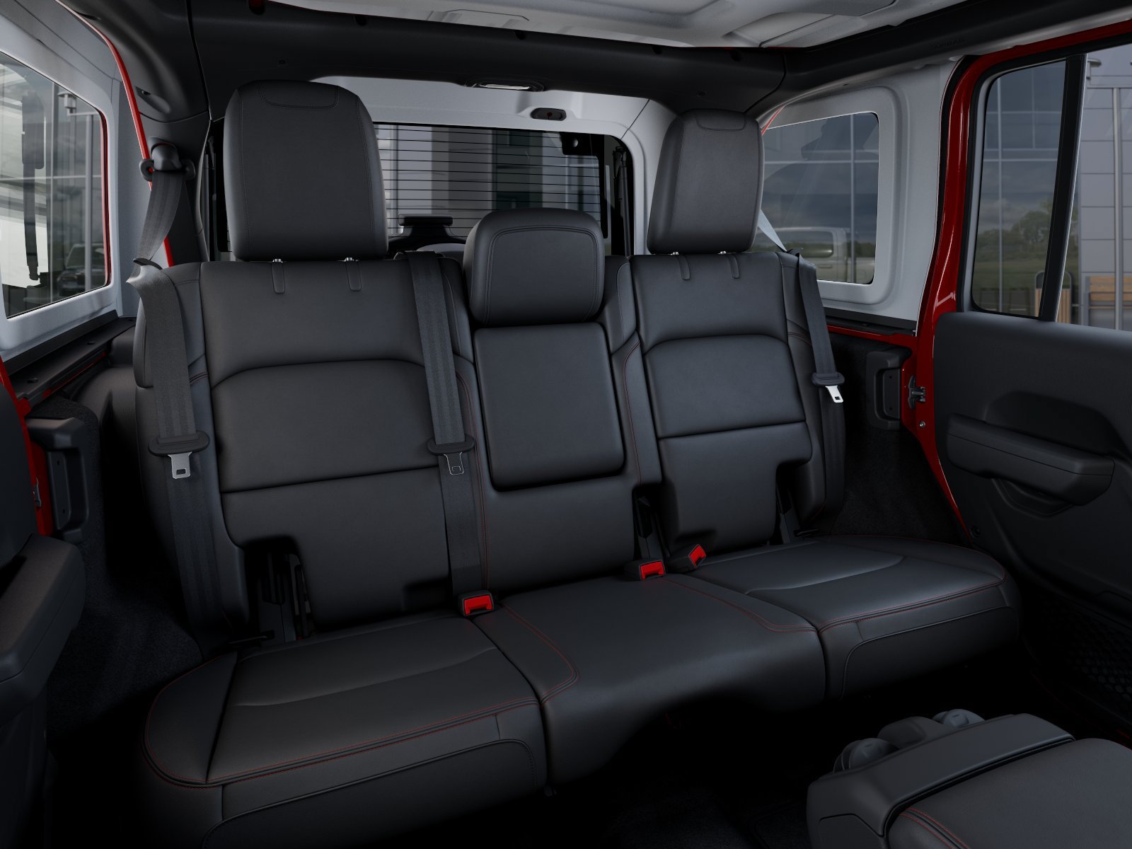New 2026 Firecracker Red Clear-Coat Exterior Paint Jeep Rubicon 4-Door image 15