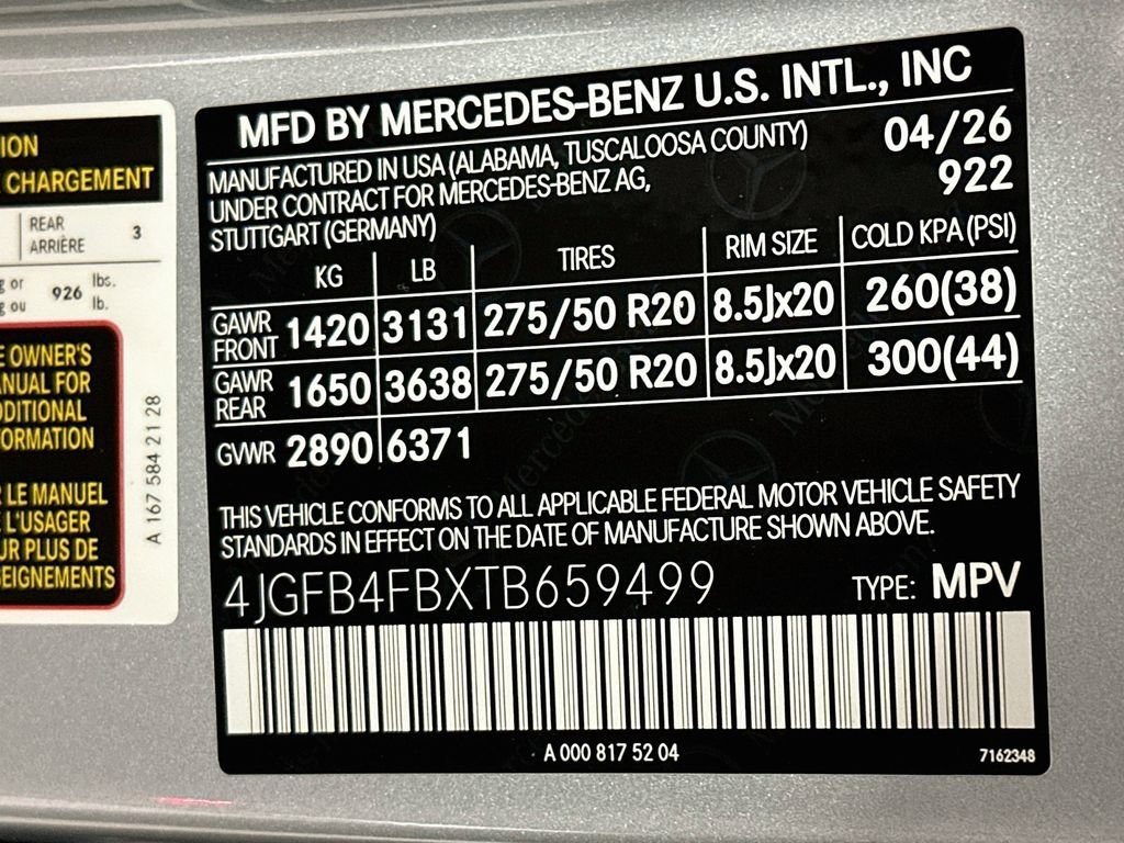 New 2026 Cirrus Silver Metallic Mercedes-Benz GLE 350 image 64