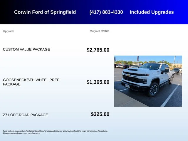 Used 2024 Summit White Chevrolet Custom image 5