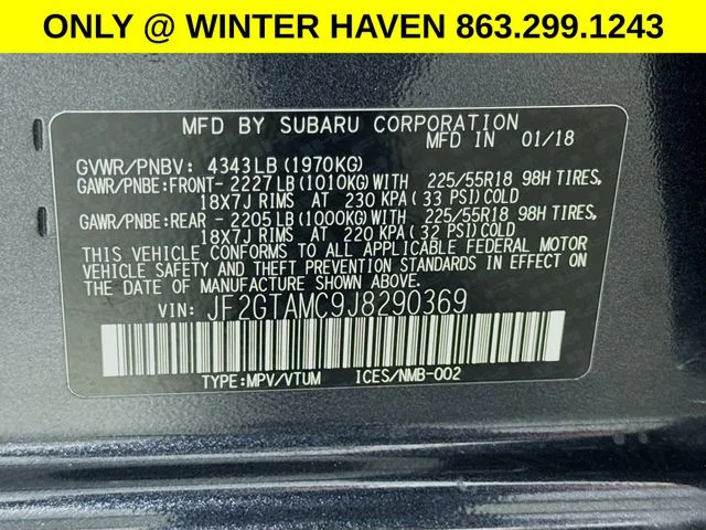 Used 2018 Gray Subaru 2.0i Limited image 30
