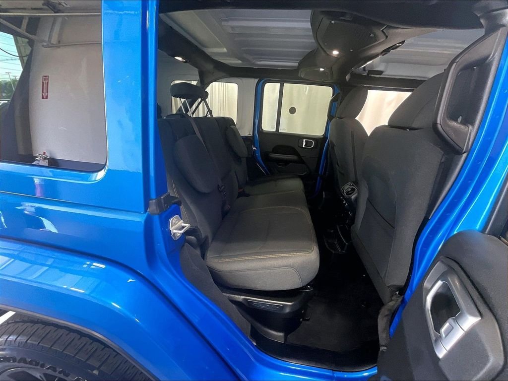 Used 2024 Blue Jeep Sahara 4xe image 16