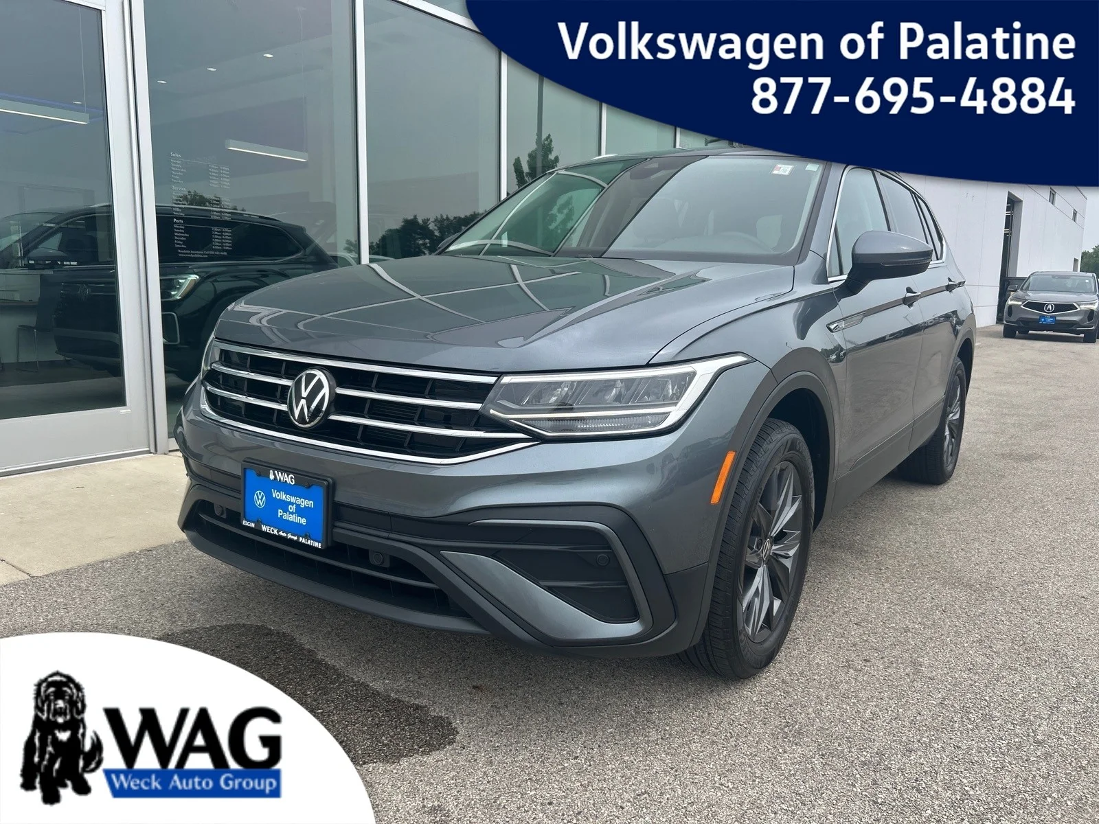 Used 2023 Gray Volkswagen 2.0T SE 4MOTION image 1