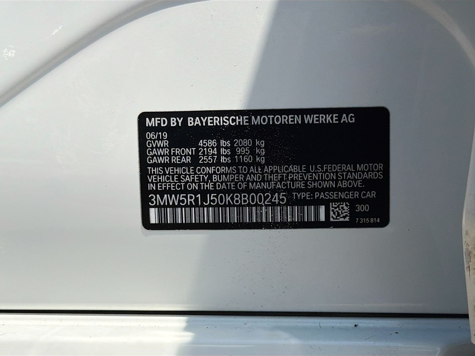Used 2019 White BMW 330i image 42