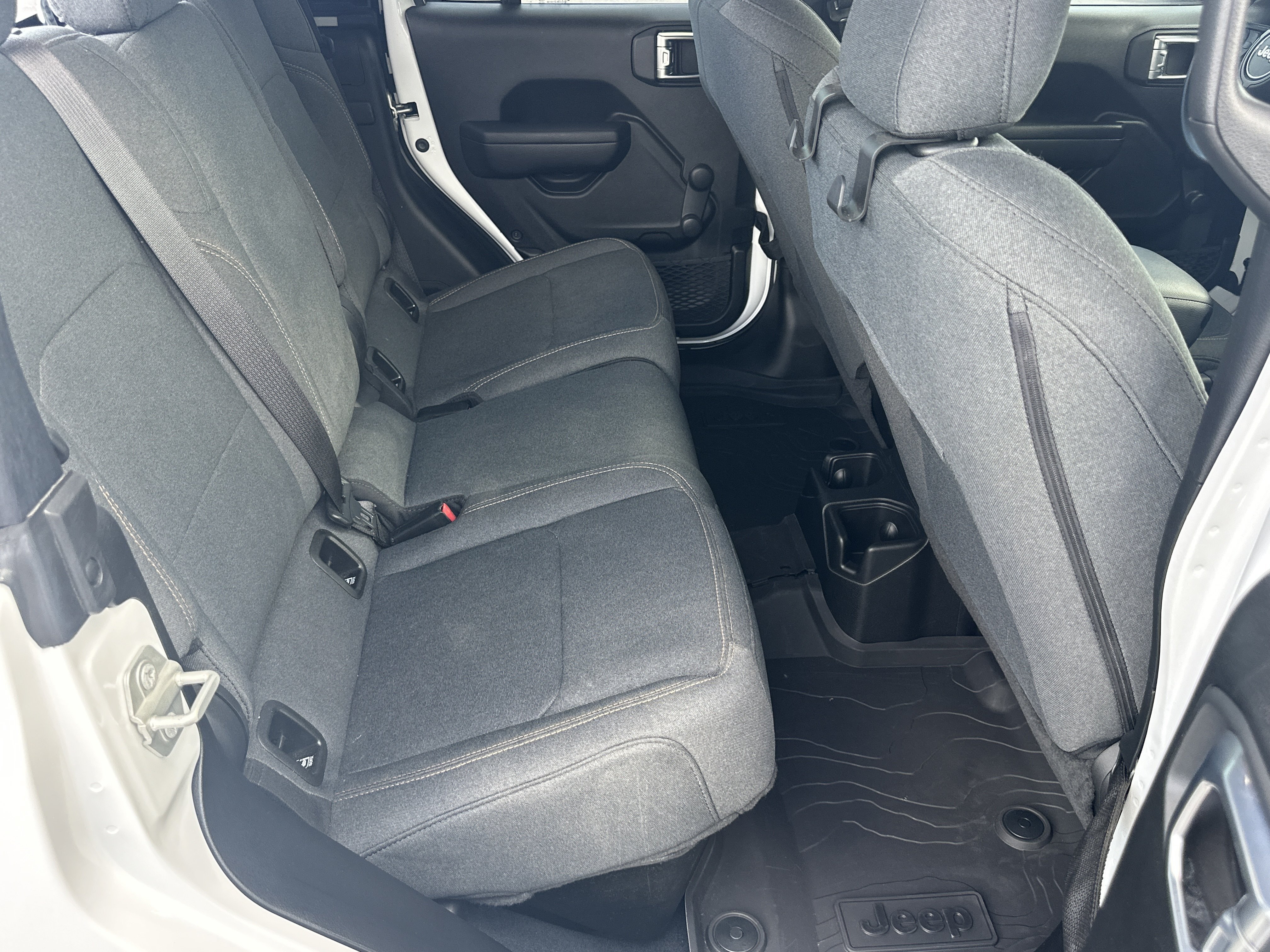 Used 2024 Bright White Clearcoat Jeep Sport image 16