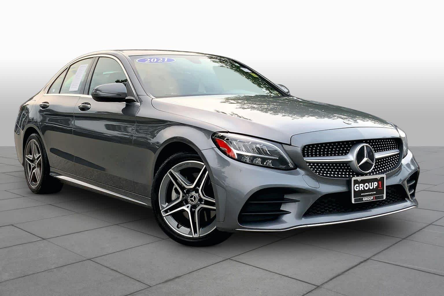 Used 2021 Selenite Grey Metallic Mercedes-Benz C 300 image 3