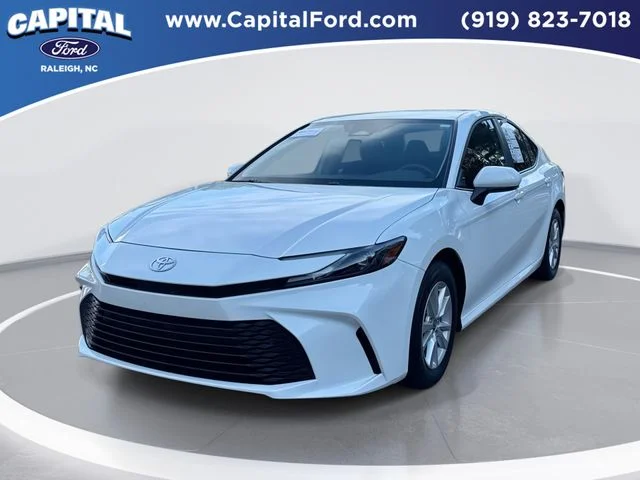 Used 2025 White Toyota LE image 1