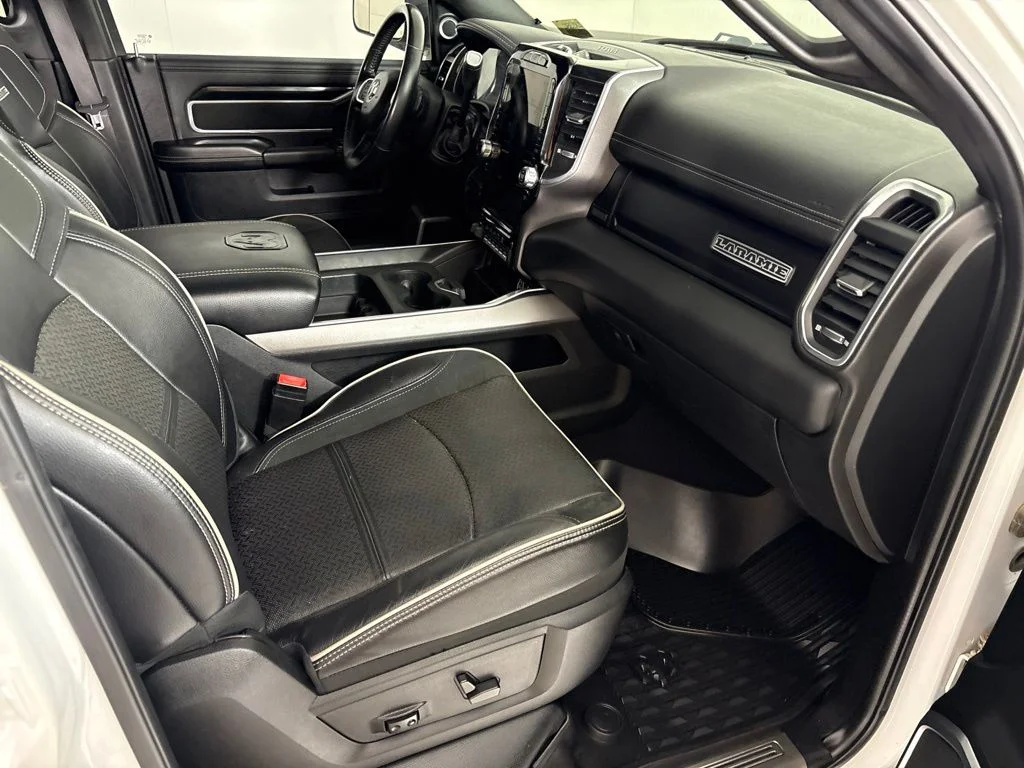 Used 2021 Bright White Clearcoat Ram Laramie image 25