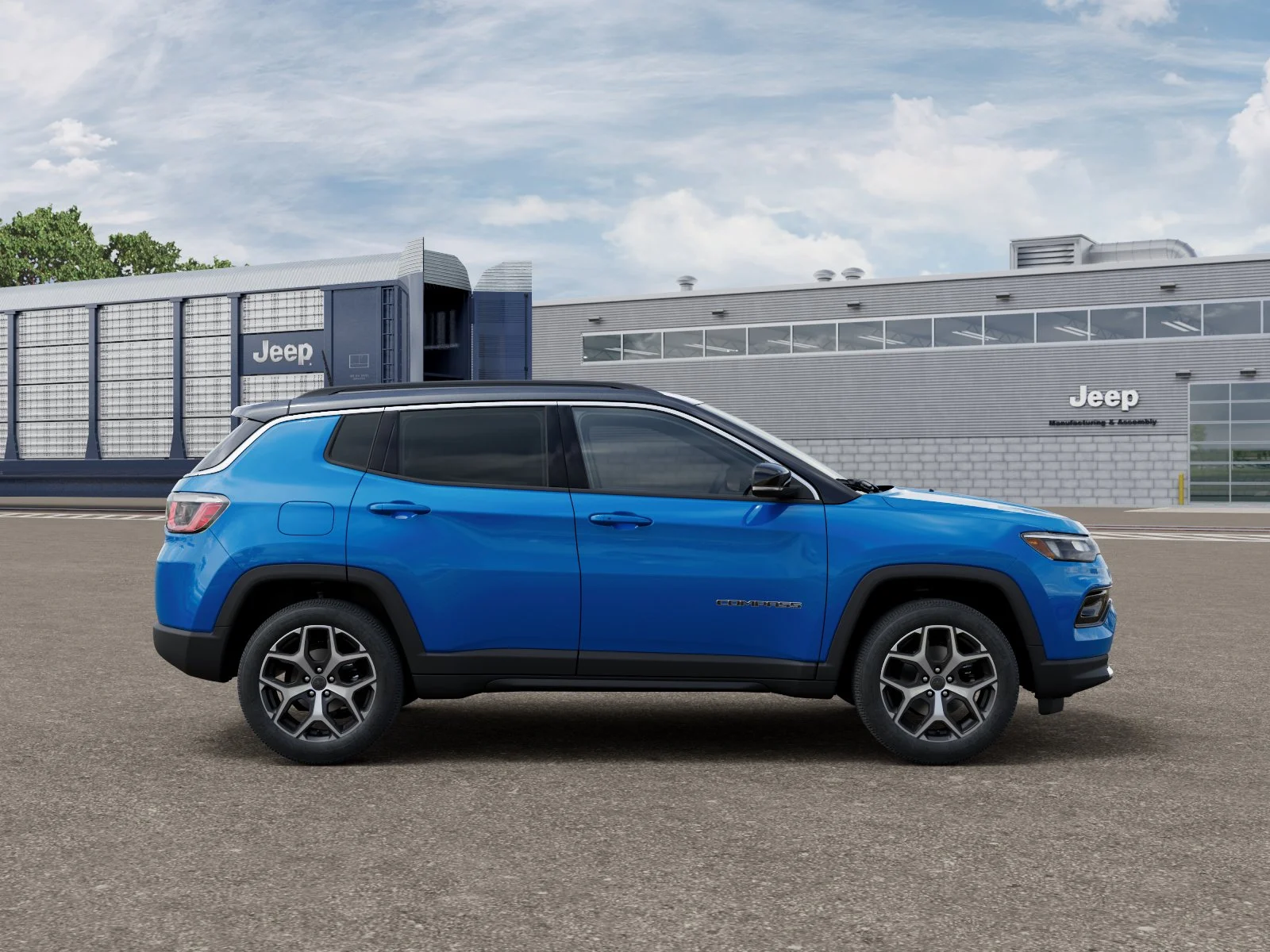 New 2026 Hydro Blue Pearl-Coat Exterior Paint Jeep Limited image 12