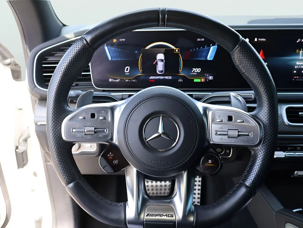 Used 2021 designo Diamond White Metallic Mercedes-Benz GLE 53 AMG® image 34
