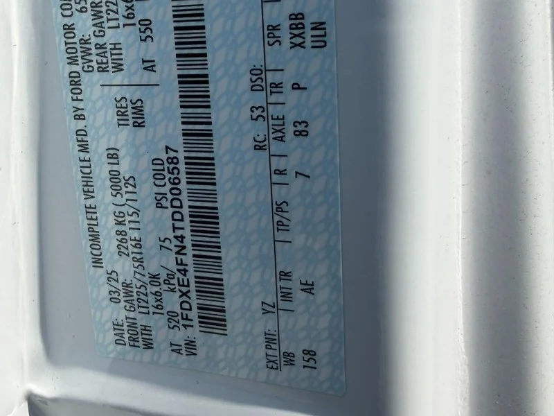 New 2026 Oxford White Ford 12FT BOX image 14