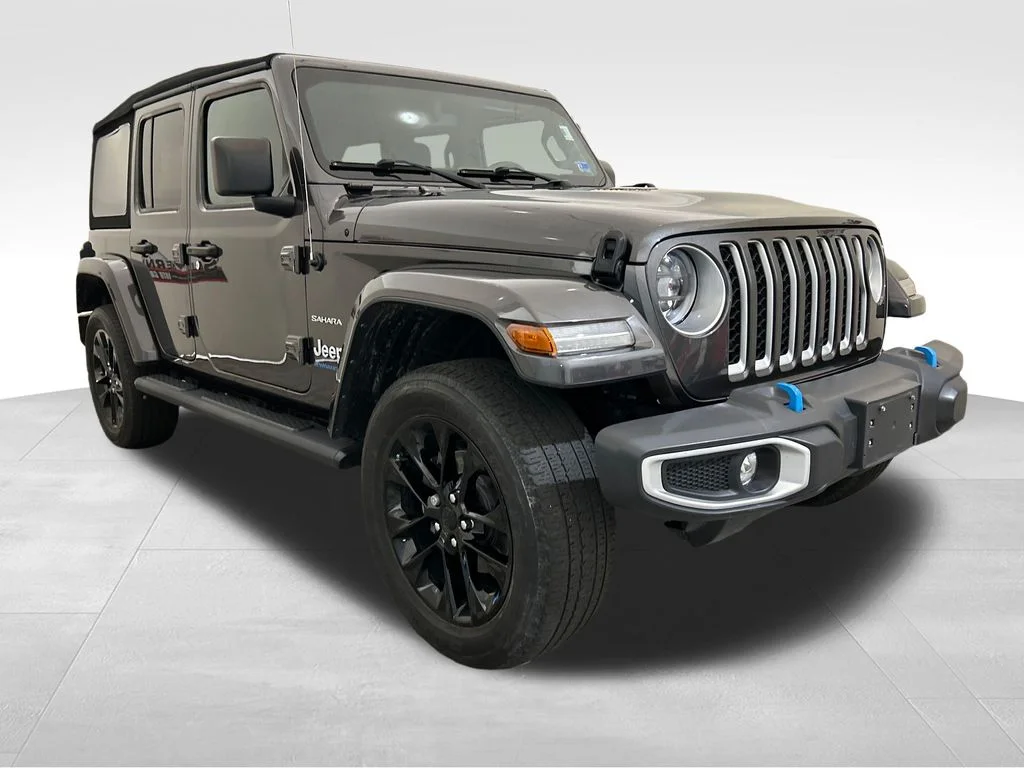 Used 2023 Gray Jeep Sahara 4xe image 8