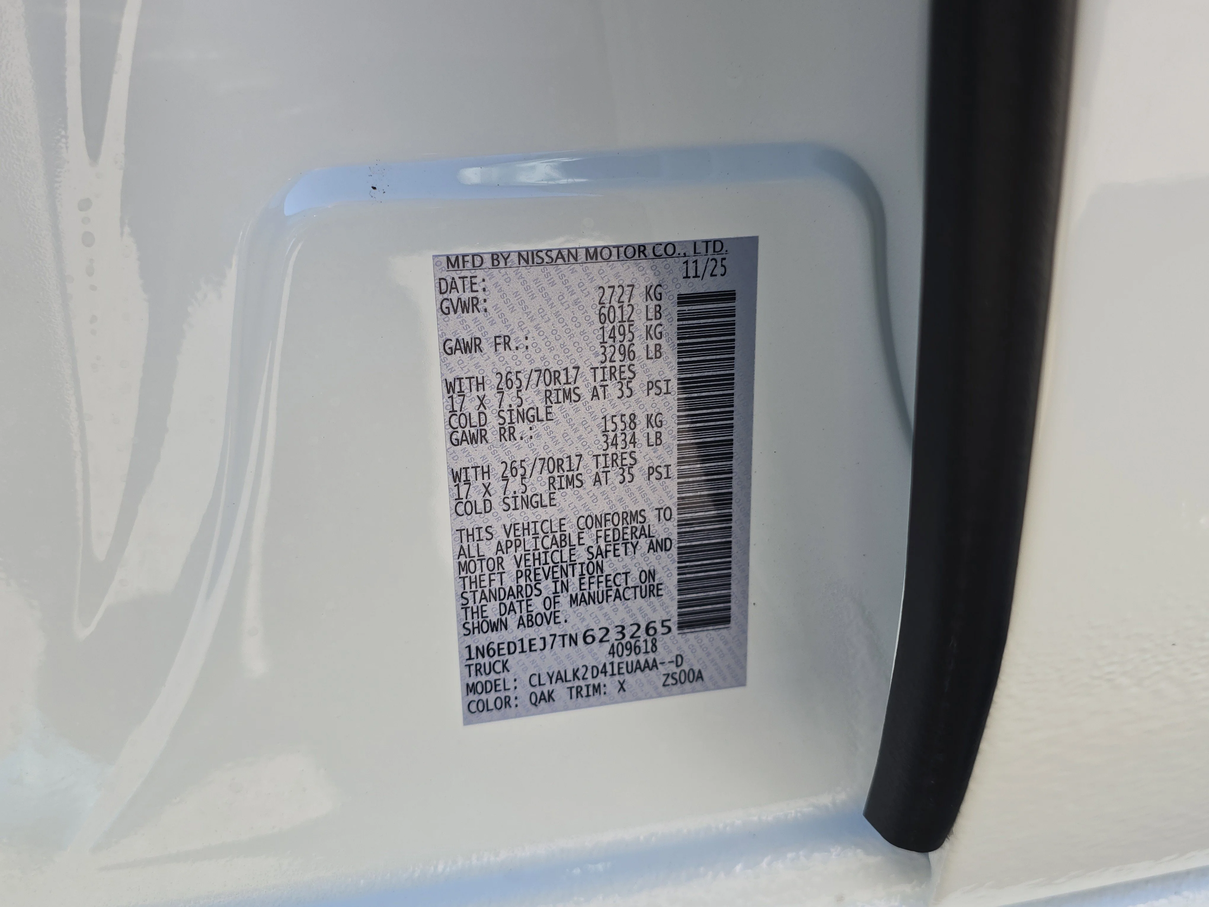 New 2026 Glacier White Nissan Crew Cab PRO-X® image 36