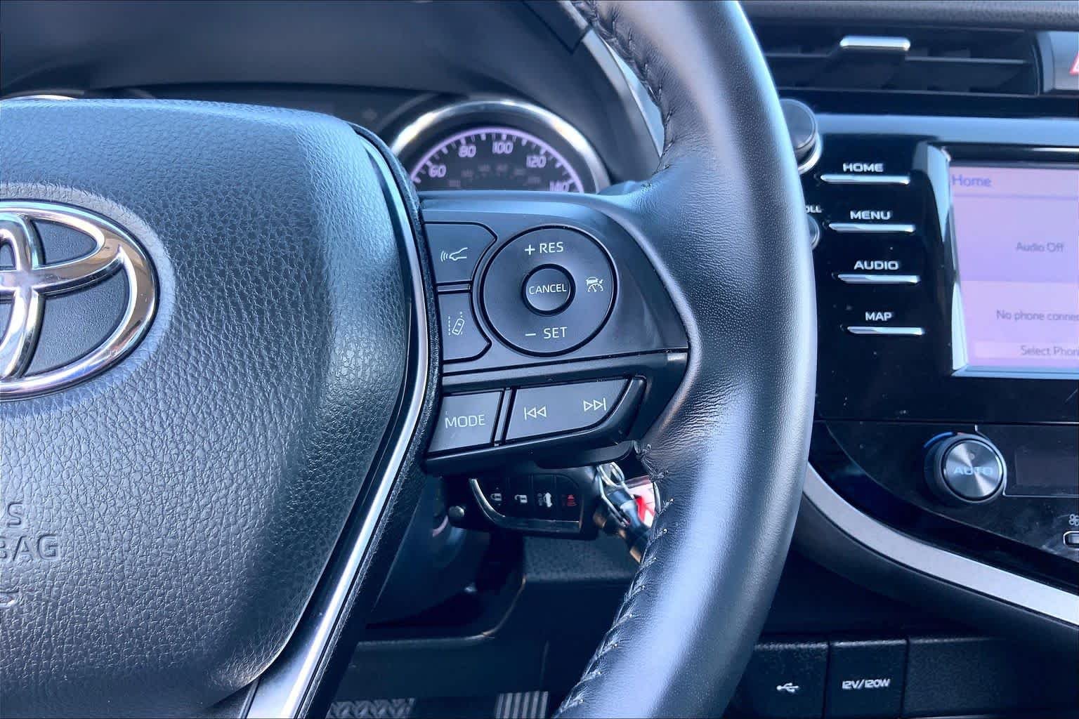 Used 2020 Celestial Silver Metallic Toyota SE image 24