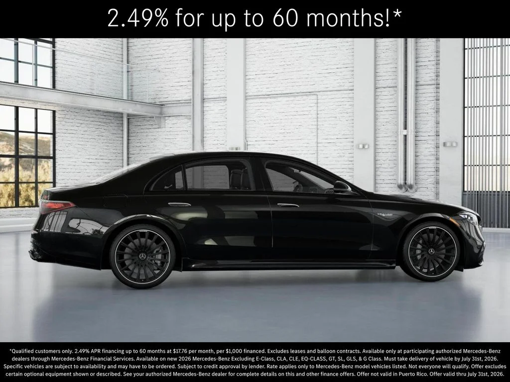 New 2026 Obsidian Black Metallic Mercedes-Benz AMG® S 63 E 4MATIC Sedan image 17