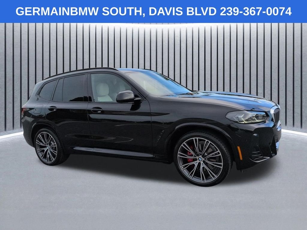 Certified Used 2022 Black Sapphire Metallic BMW xDrive30i image 3