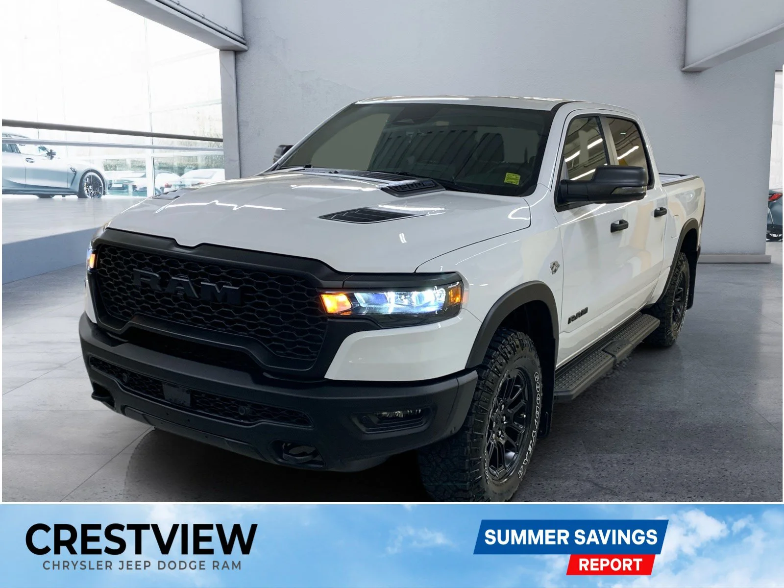 New 2026 Bright White Ram Rebel image 1