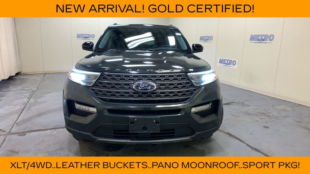 Certified Used 2023 Green Metallic Ford XLT image 8