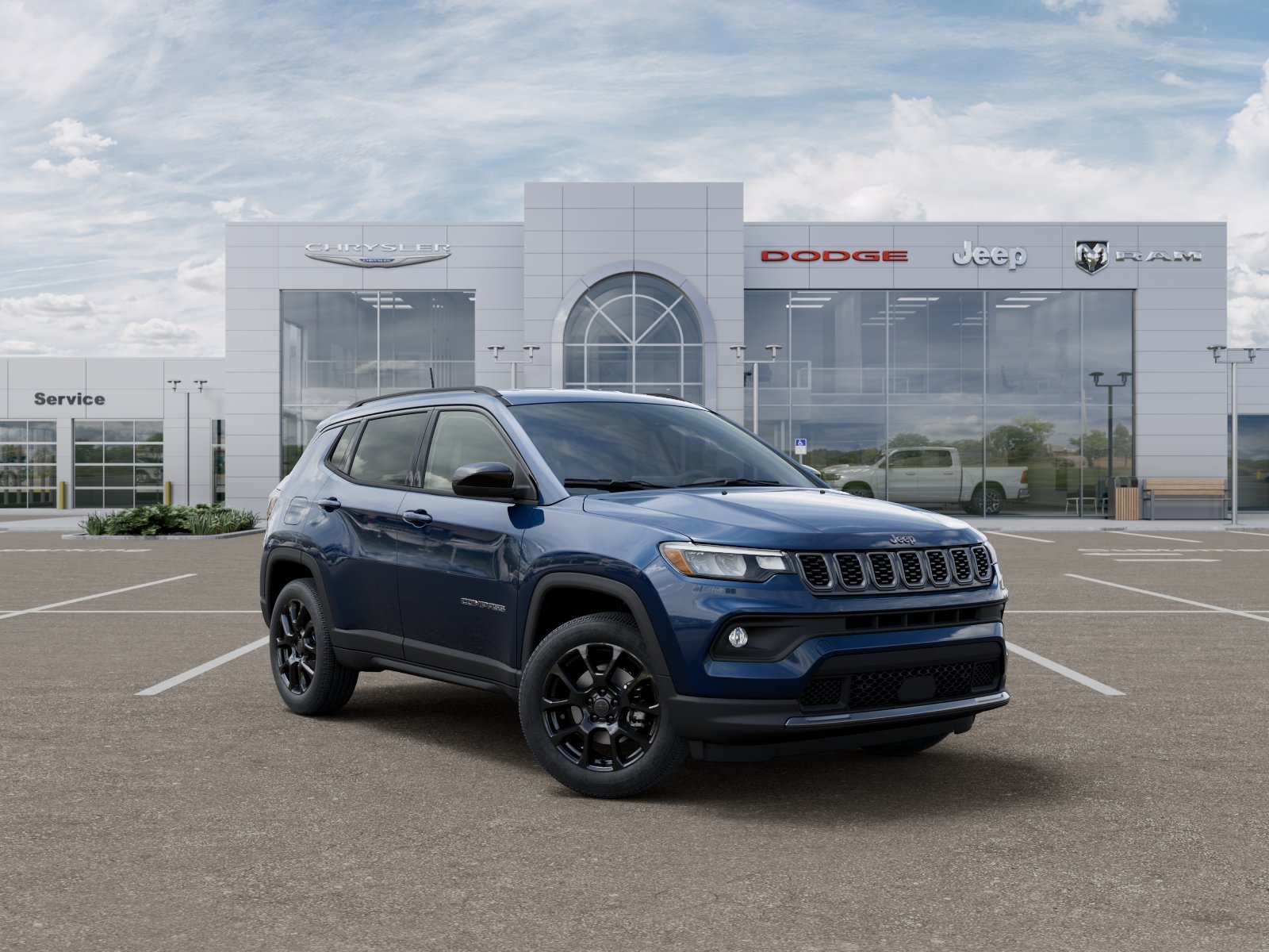 New 2026 Fathom Blue Pearl-Coat Exterior Paint Jeep Latitude image 31