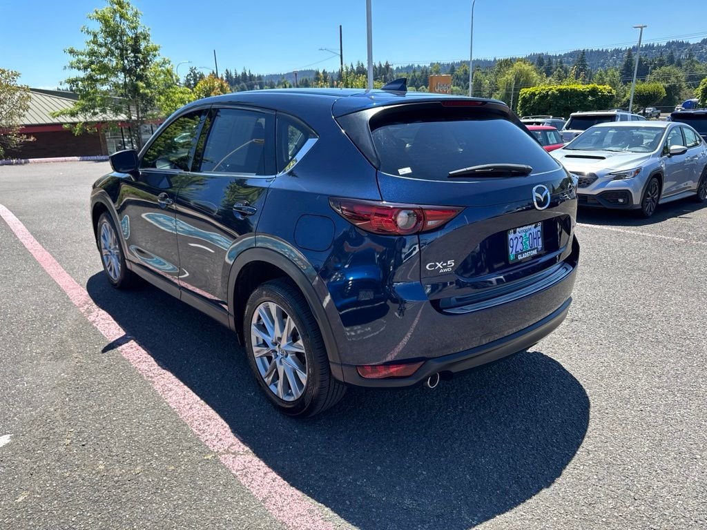 Used 2021 Deep Crystal Blue Mica Mazda Grand Touring image 7