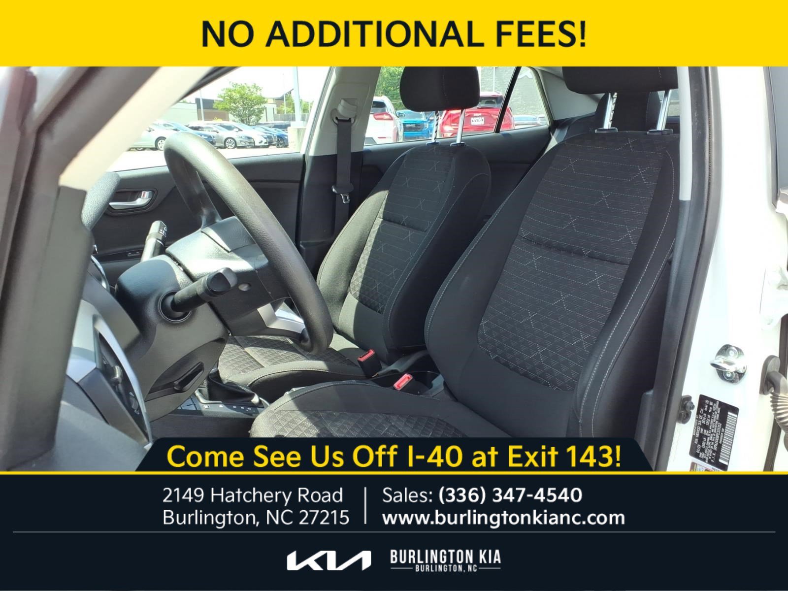 Used 2023 Clear White Kia LX image 4