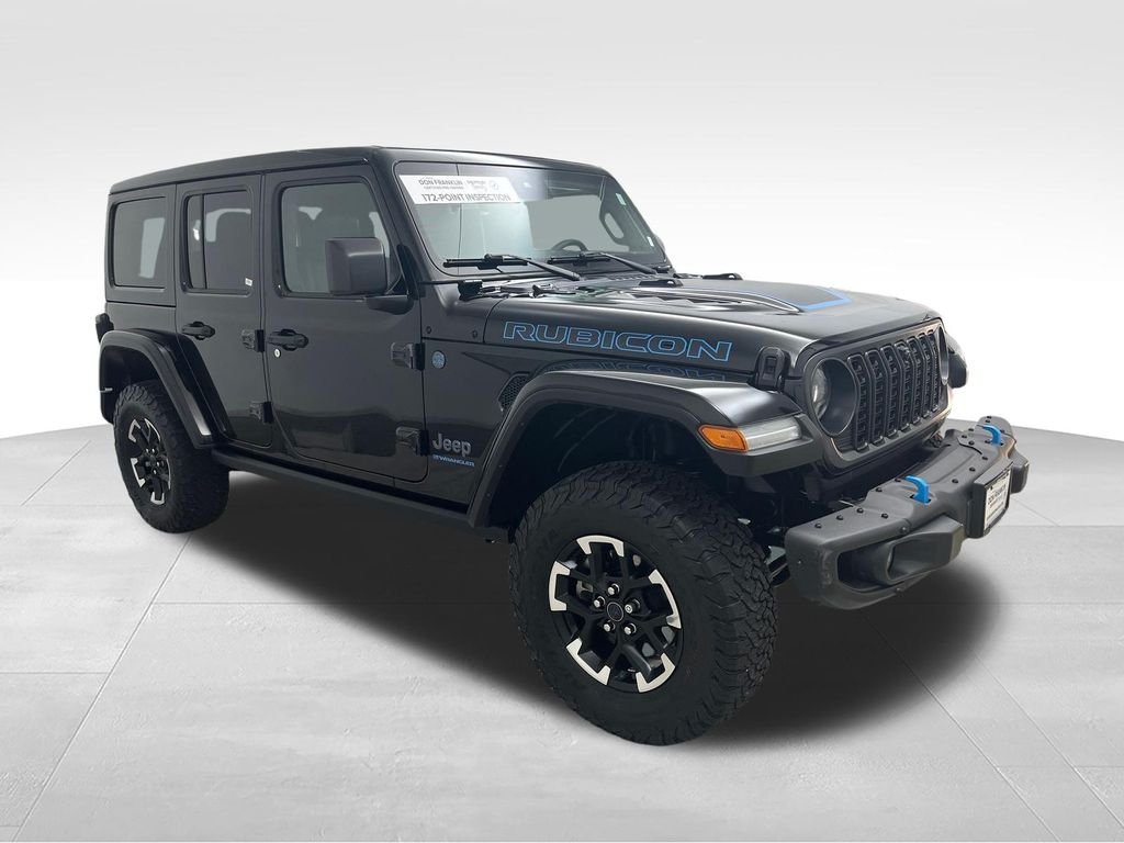Used 2024 Black Jeep Rubicon 4xe image 7