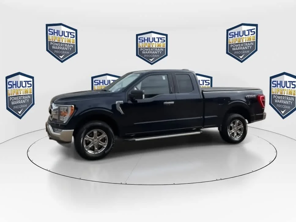 Used 2022 Antimatter Blue Metallic Ford XLT image 6