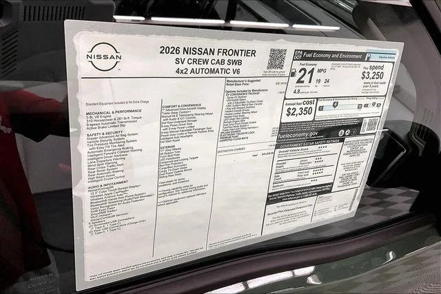 New 2026 Tactical Green Metallic Nissan SV image 40