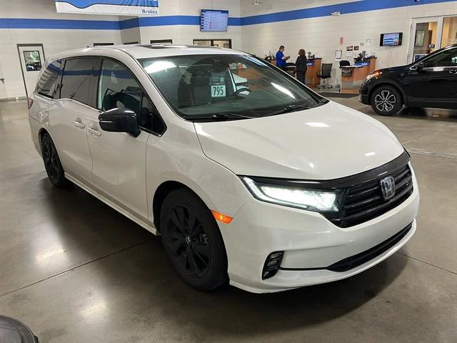 Certified Used 2023 Platinum White Pearl Honda Sport image 1
