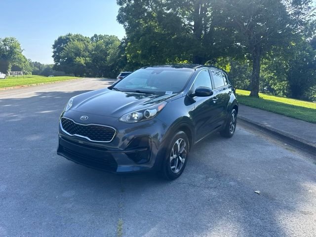 Used 2021 Blue Kia LX image 3