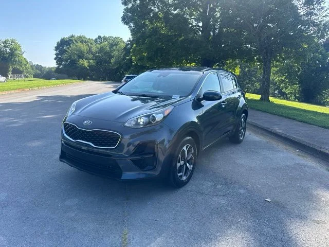 Used 2021 Blue Kia LX image 3