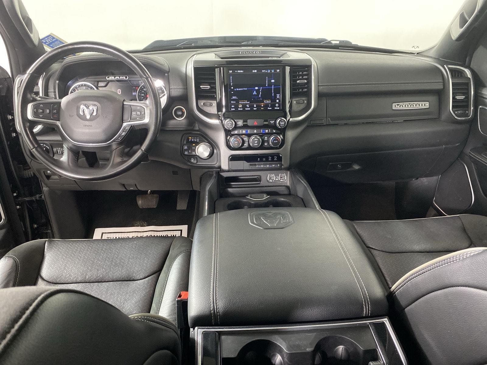 Used 2021 Diamond Black Crystal Pearlcoat Ram Laramie image 26