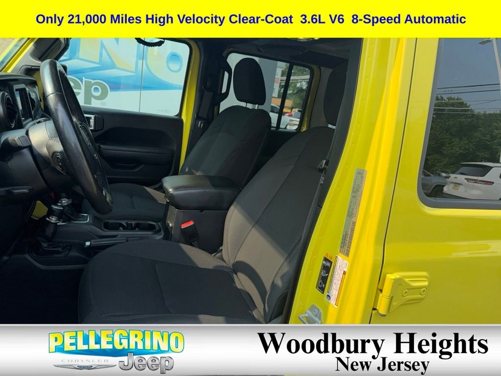 Certified Used 2022 Yellow Jeep Unlimited High Tide image 16