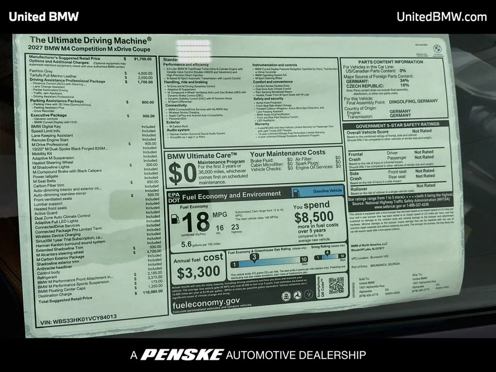 New 2027 Special Order Color BMW Competition image 21