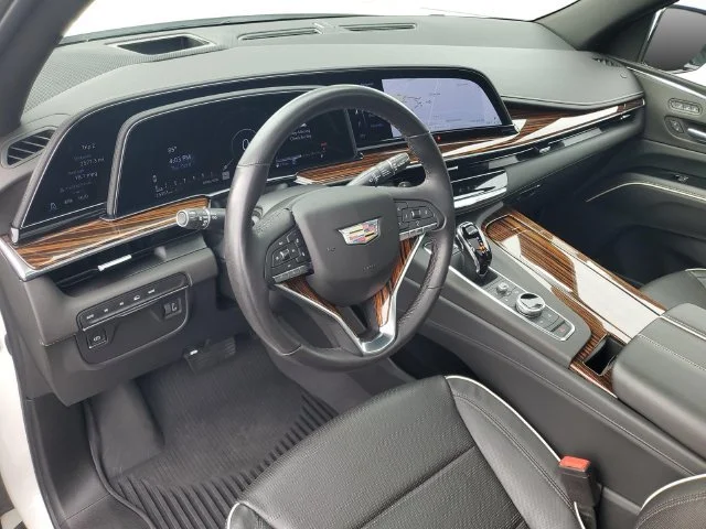 Used 2023 CRYSTAL WHITE TRICOAT Cadillac 4WD Premium Luxury image 10