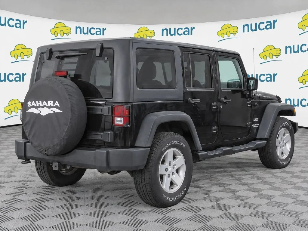 Used 2017 Black Jeep Unlimited Sport image 4