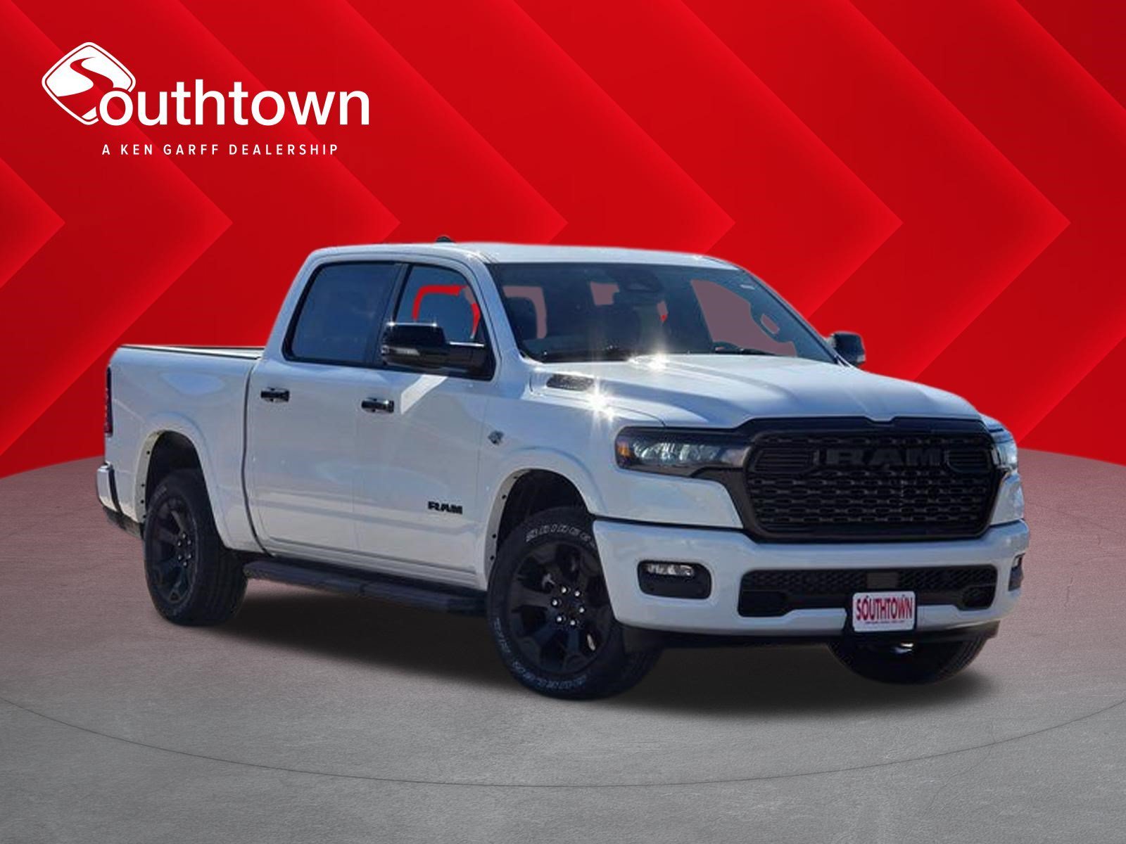 New 2026 Bright White Clear-Coat Exterior Paint RAM Big Horn image 1
