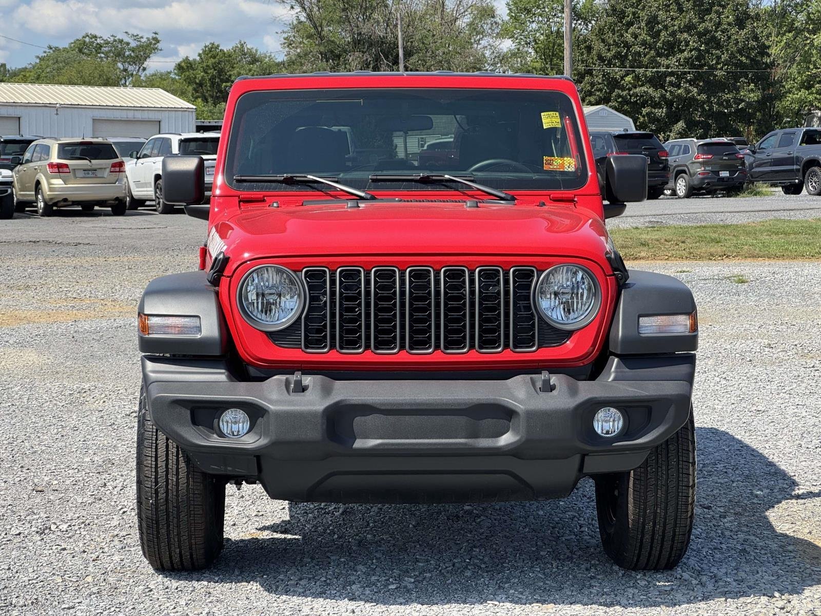 Used 2025 Firecracker Red Clearcoat Jeep Sport image 26