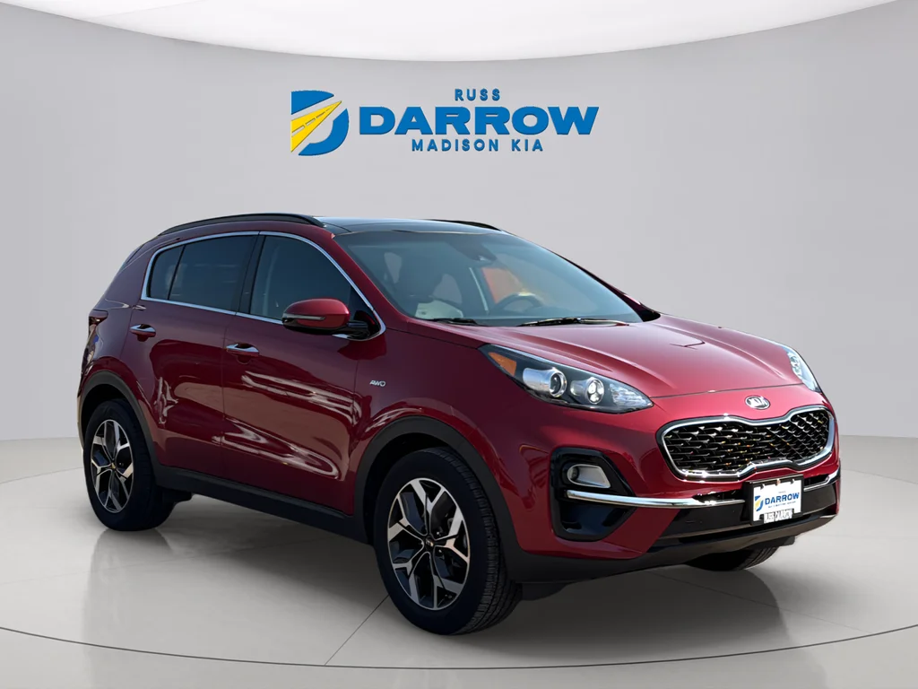 Used 2022 Hyper Red Kia EX image 7