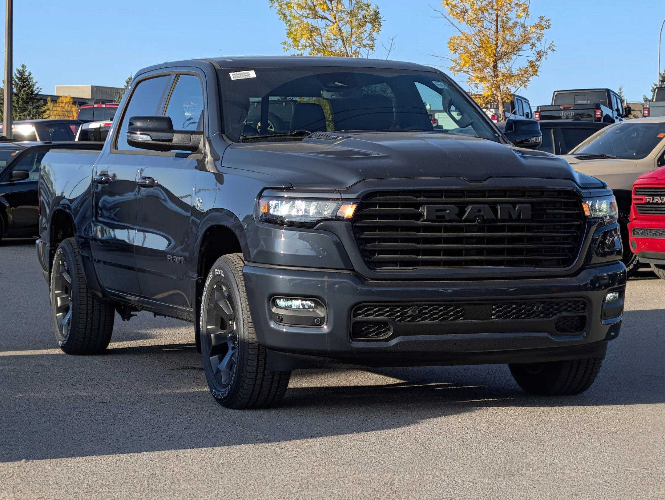 New 2026 Blue RAM Sport - - Pano Sunroof - Sport Perf Hood - 3.92 Rear Axle - Trailer Brake Control & More! image 2