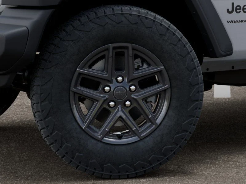 New 2025 Bright White Clear-Coat Exterior Paint Jeep Sport S image 9