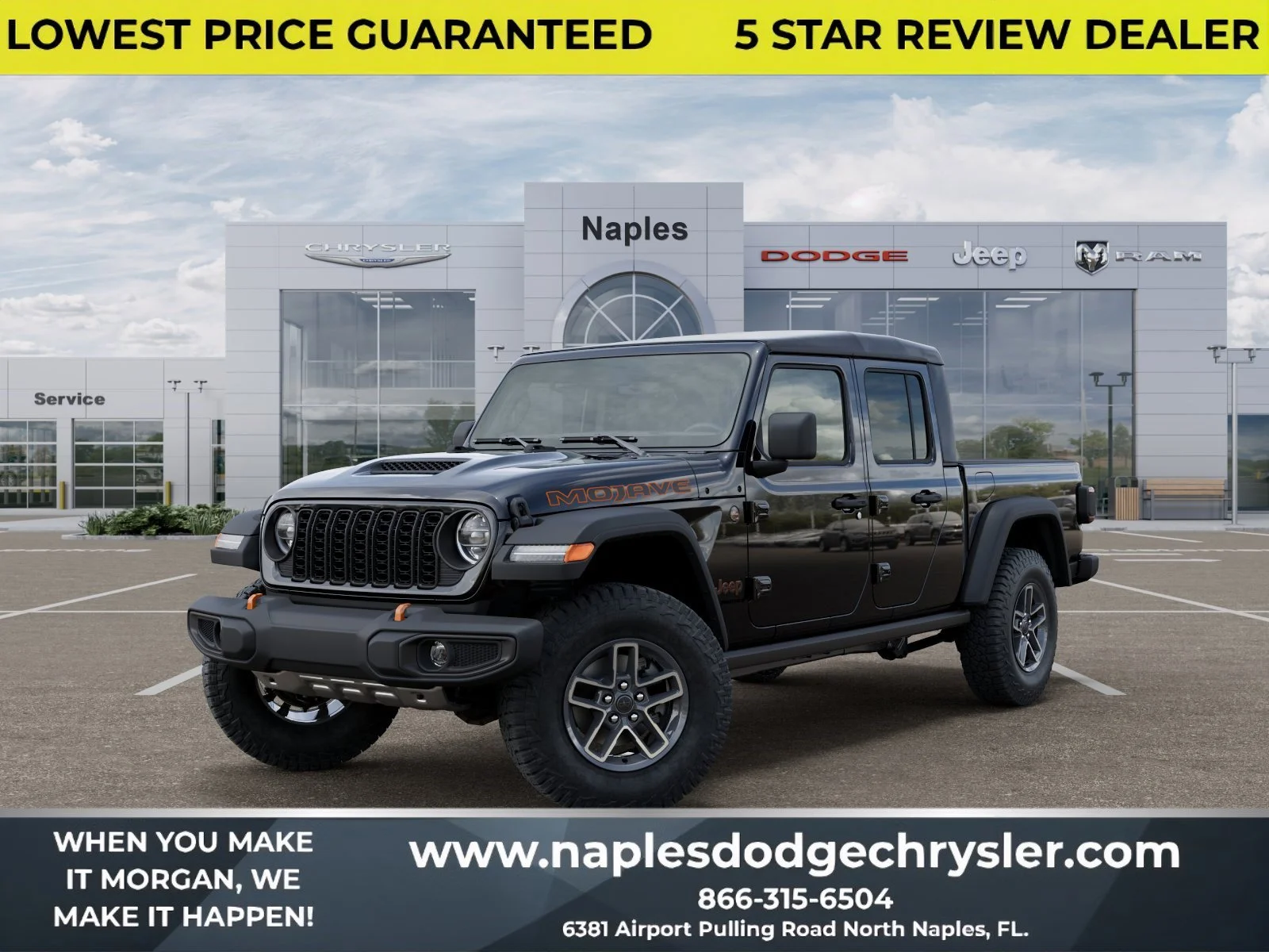 New 2026 Black Clear-Coat Exterior Paint Jeep Mojave image 1
