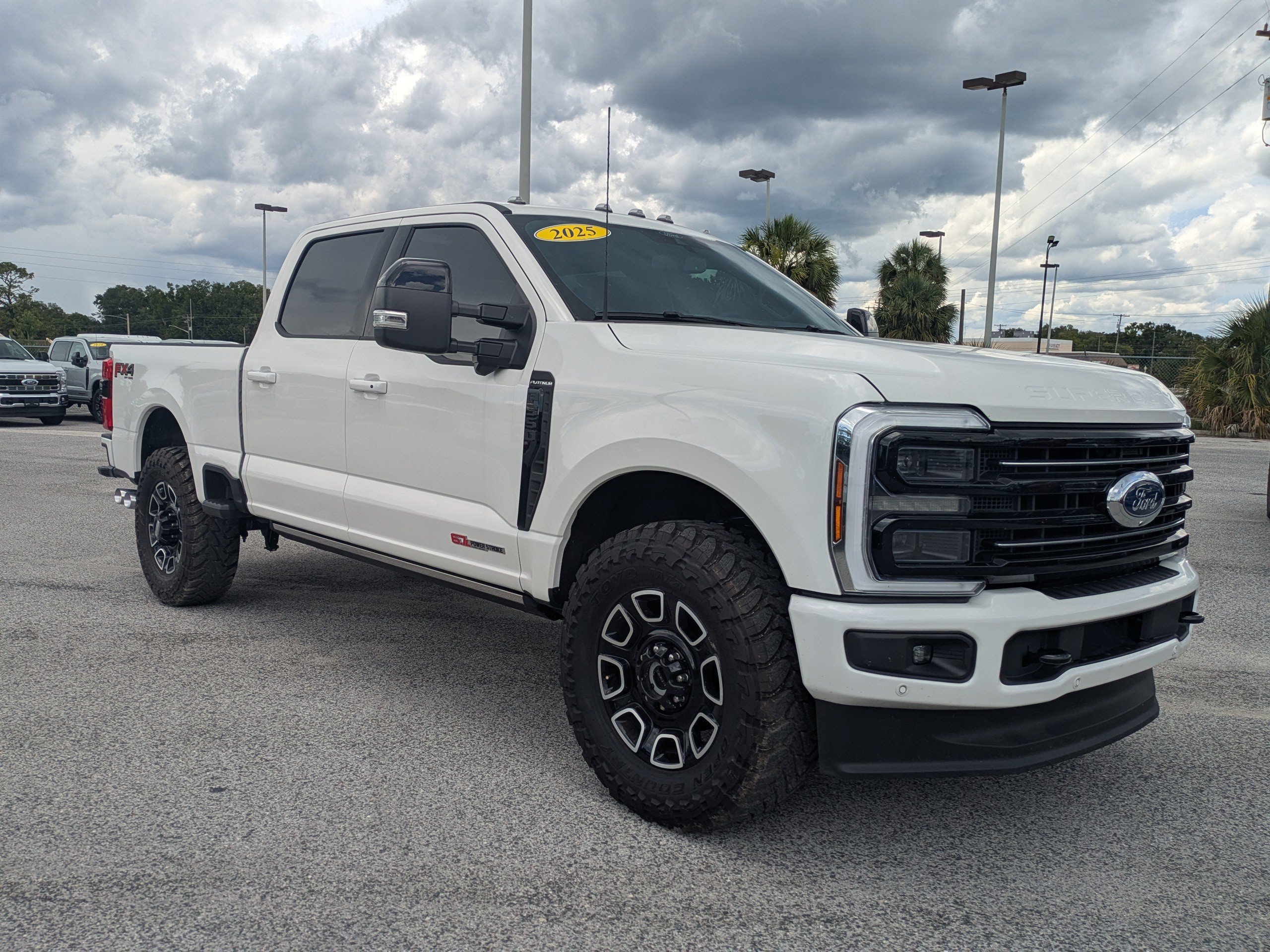 Used 2025 Star White Metallic Tri-Coat Ford Platinum image 2