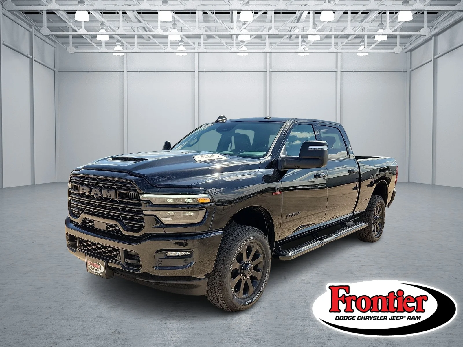 New 2027 Diamond Black Crystal Pearl-Coat  Paint Ram LARAMIE CREW CAB 4X4 6