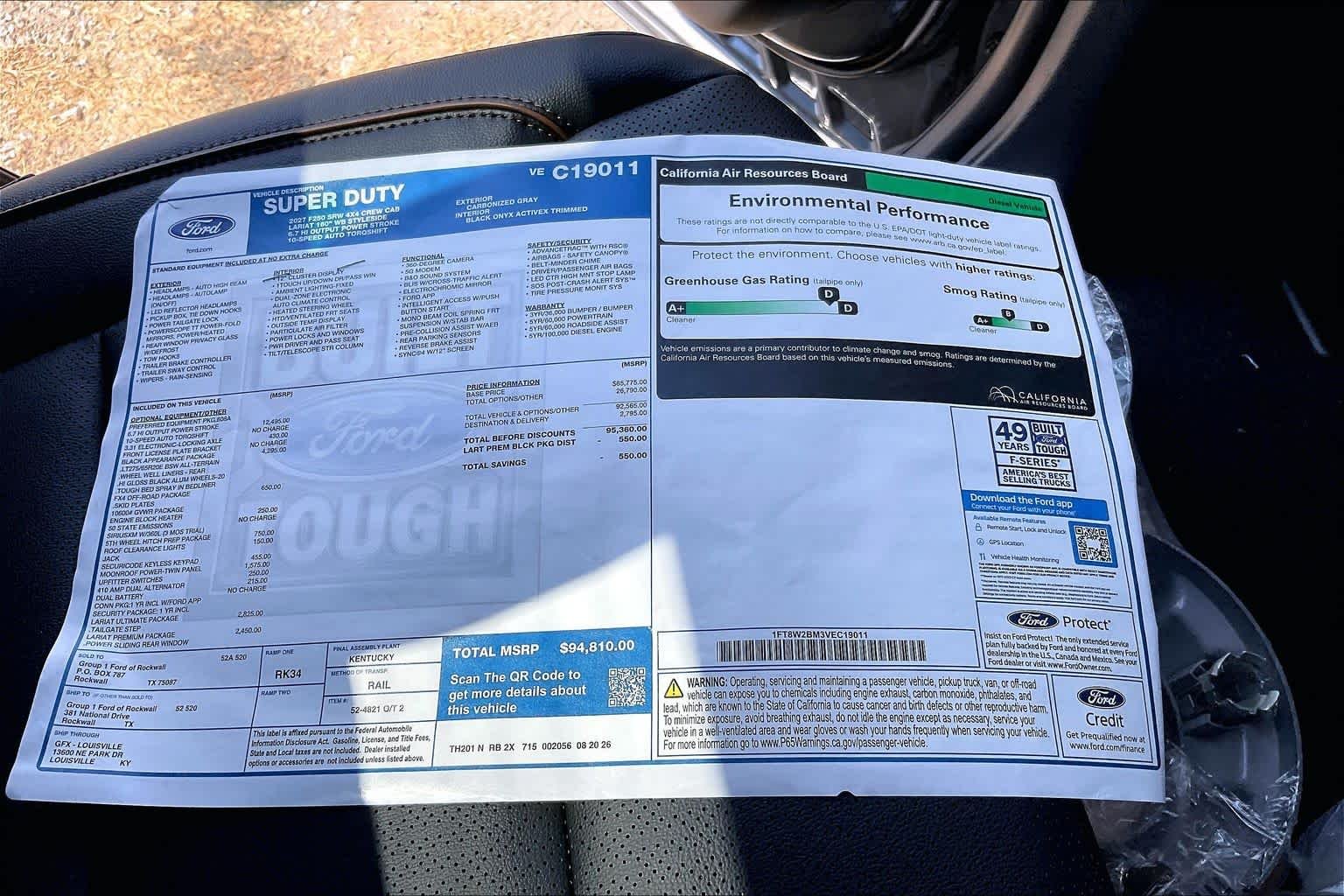 New 2027 Carbonized Gray Metallic Ford F-250® Lariat® image 18