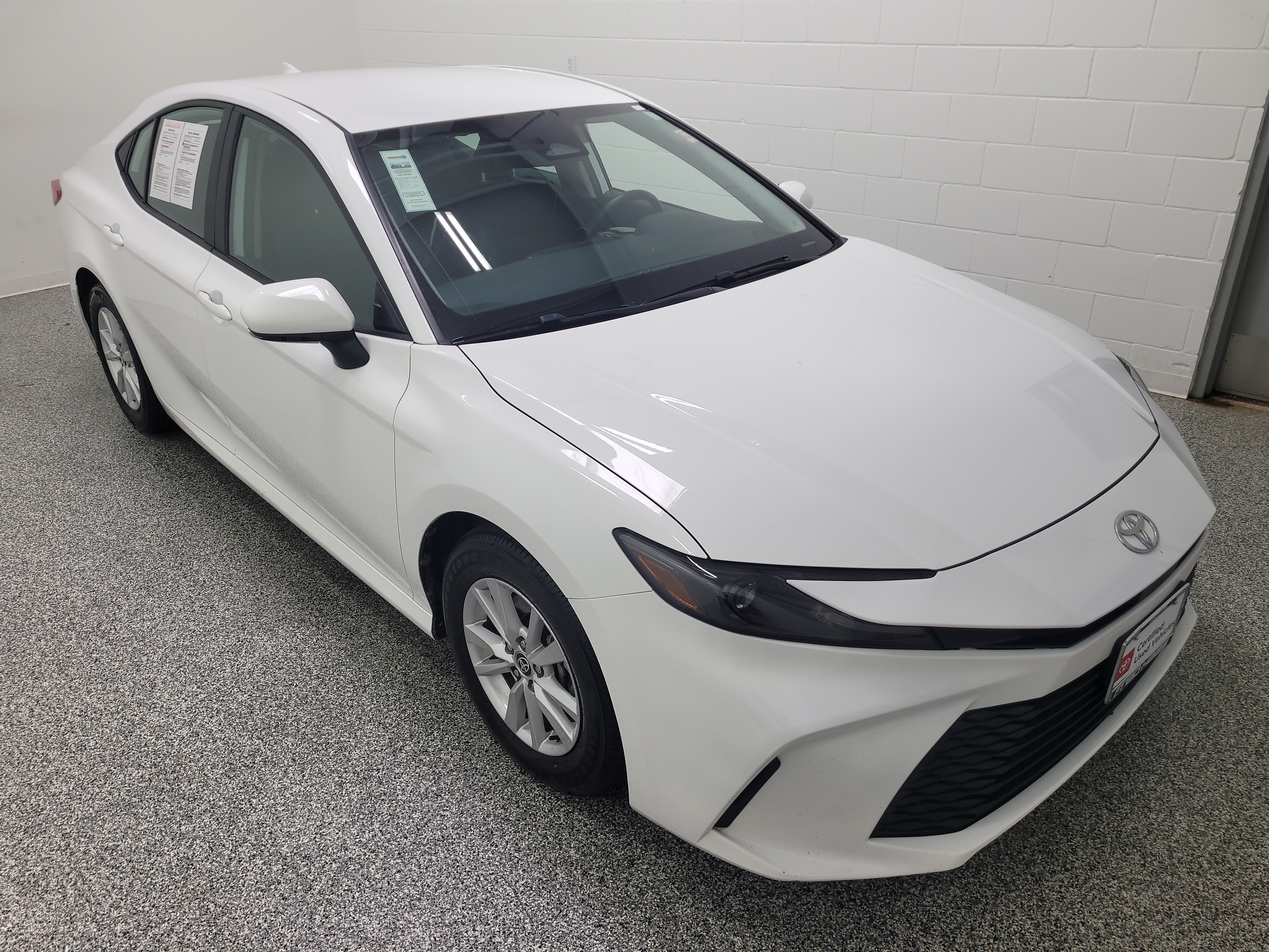 Certified Used 2025 White Toyota LE image 3