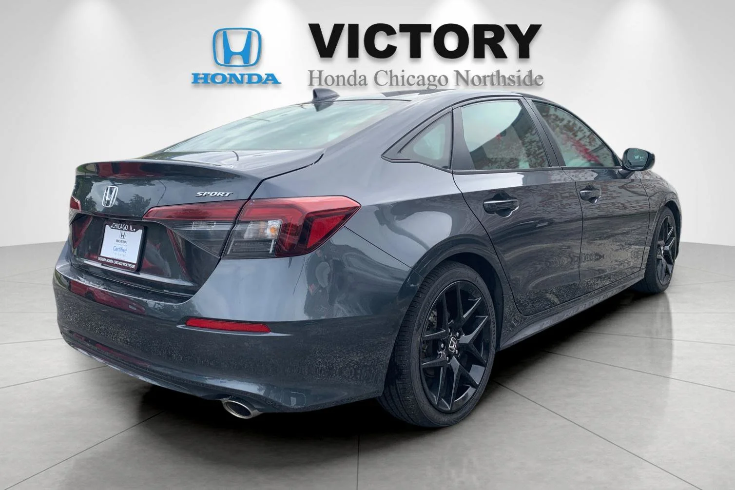Certified Used 2025 Solar Silver Metallic Honda Sport image 3